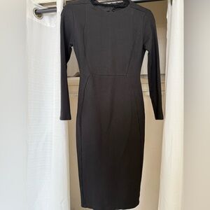 ZARA Trafaluc 
 Black Long Sleeve/Pencil Dress